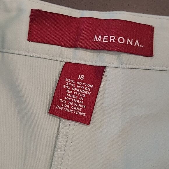 Merona sz 16 bundle of 2 pr cuffed pants - Picture 4 of 11